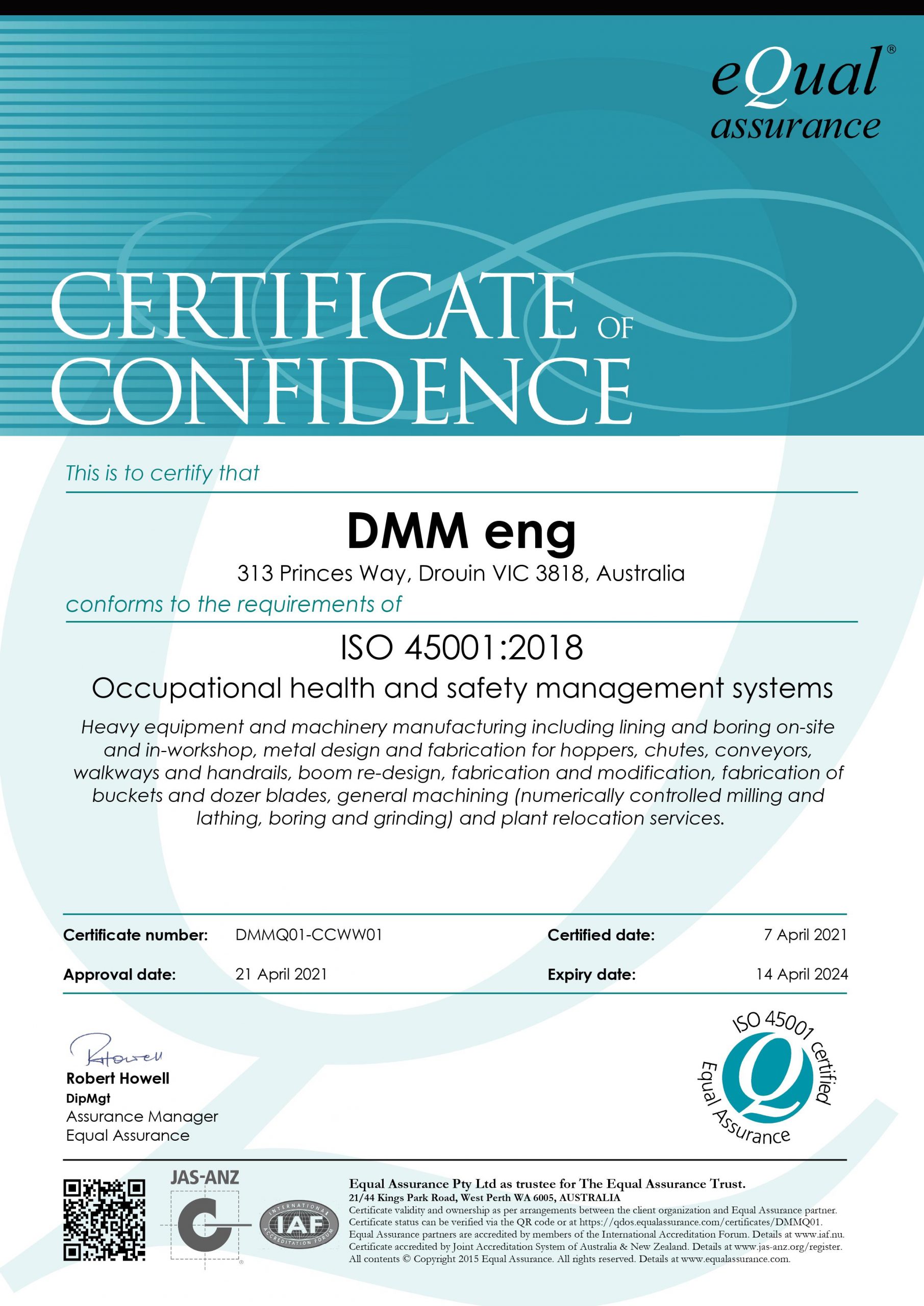 ISO 45001 - 2018